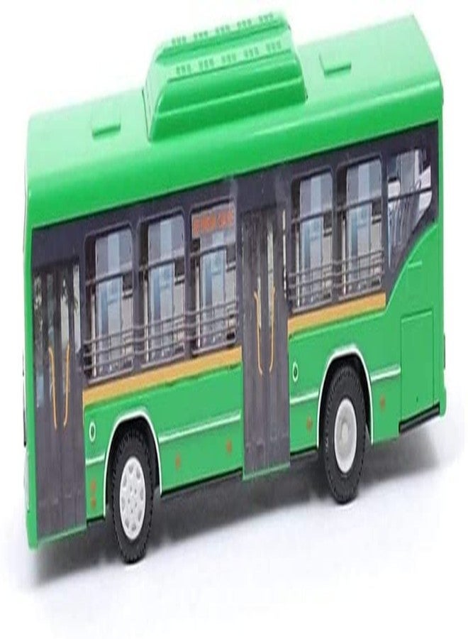USCATALOG Low Floor Pull Back Bus for Kids, Collection, Gifts Most Modern Cng Bus [Green] - Image 1